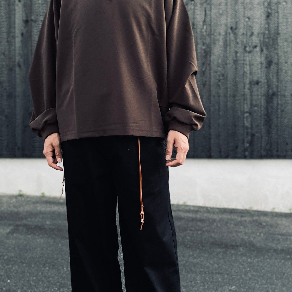 P1-S Black Pants-Standard #Black [GOOPI-26SS-JUL-02]