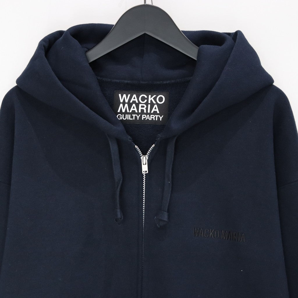 HEAVY WEIGHT FULL ZIP HOODED SWEAT SHIRT #NAVY [25SSE-WMC-SS01]