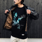 LEATHER TRUCKER JACKET ( TYPE-2 ) #BLACK [25FWE-WMO-BL02]