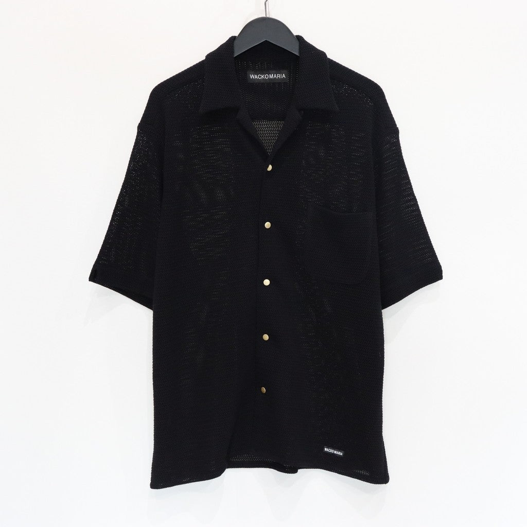 KNIT SHIRT #BLACK [25SS-WMK-KN24]