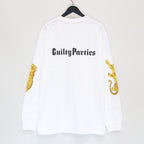 水洗重磅圓領長袖T卹（3型）#白色 [25SS-WMT-LT03]