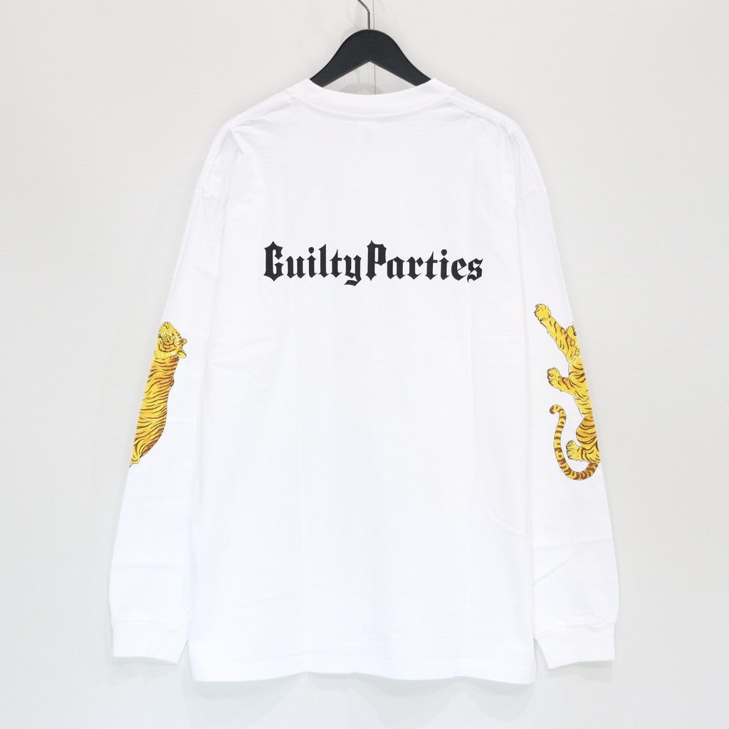 水洗重磅圓領長袖T卹（3型）#白色 [25SS-WMT-LT03]