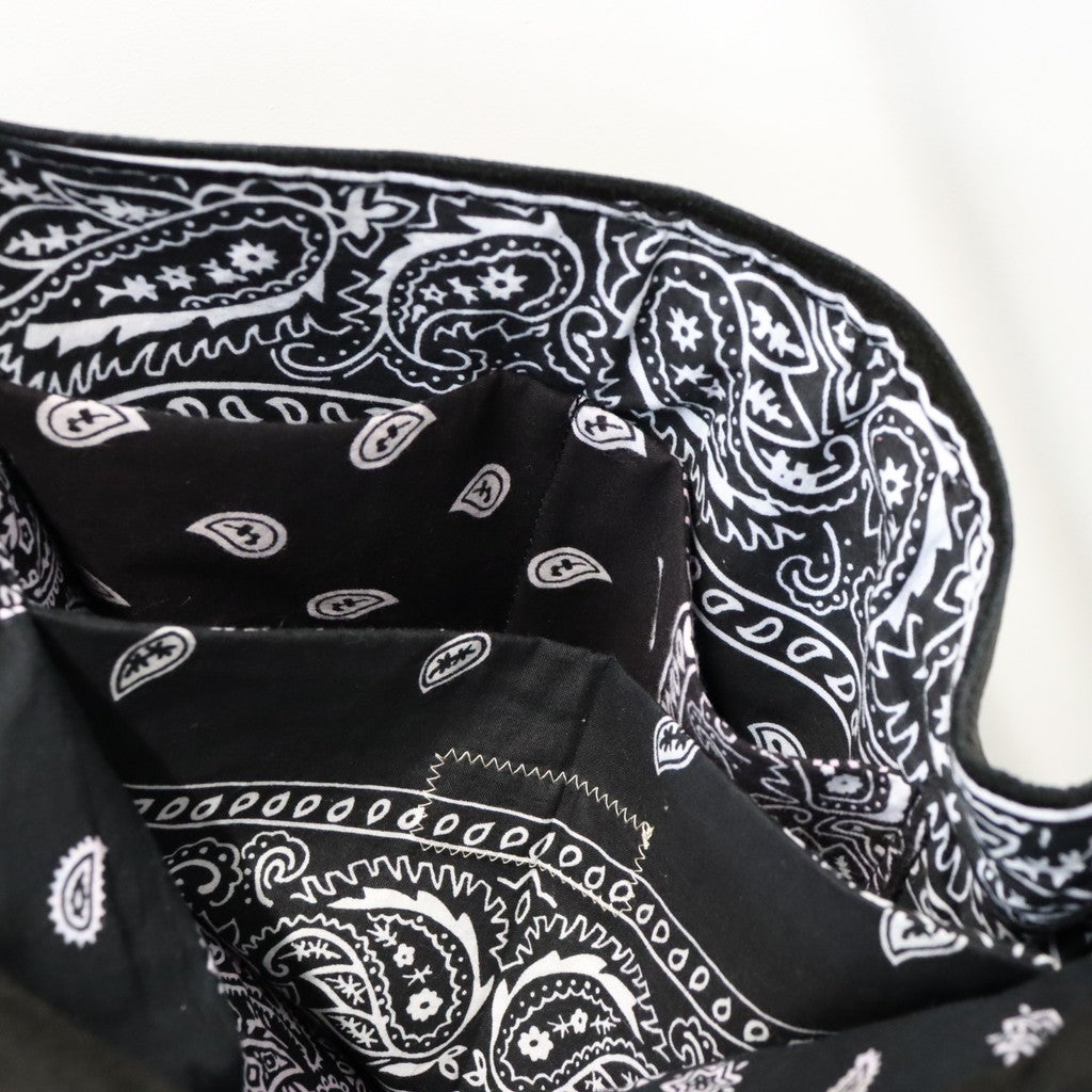 Early Morning | DEERSKIN LARGE MESSENGER BAG #BLACK [EM0924403]