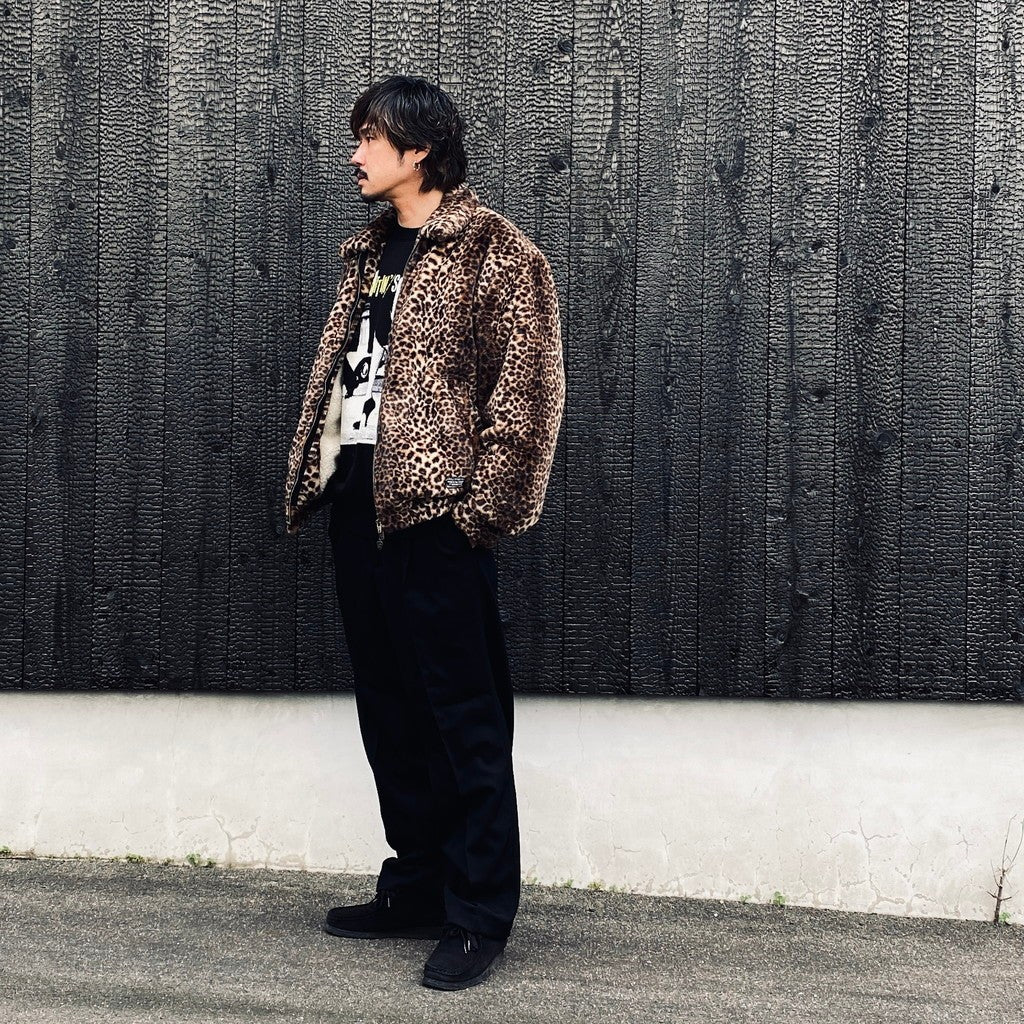 WILD THINGS | LEOPARD HAPPY JACKET #BEIGE [25FW-WMO-WT02]_WACKO