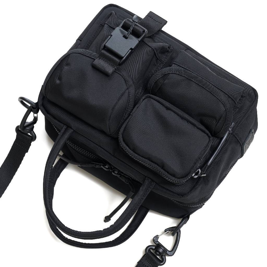 MULTI POCKET 2WAY BAG #BLACK [BCL-151]