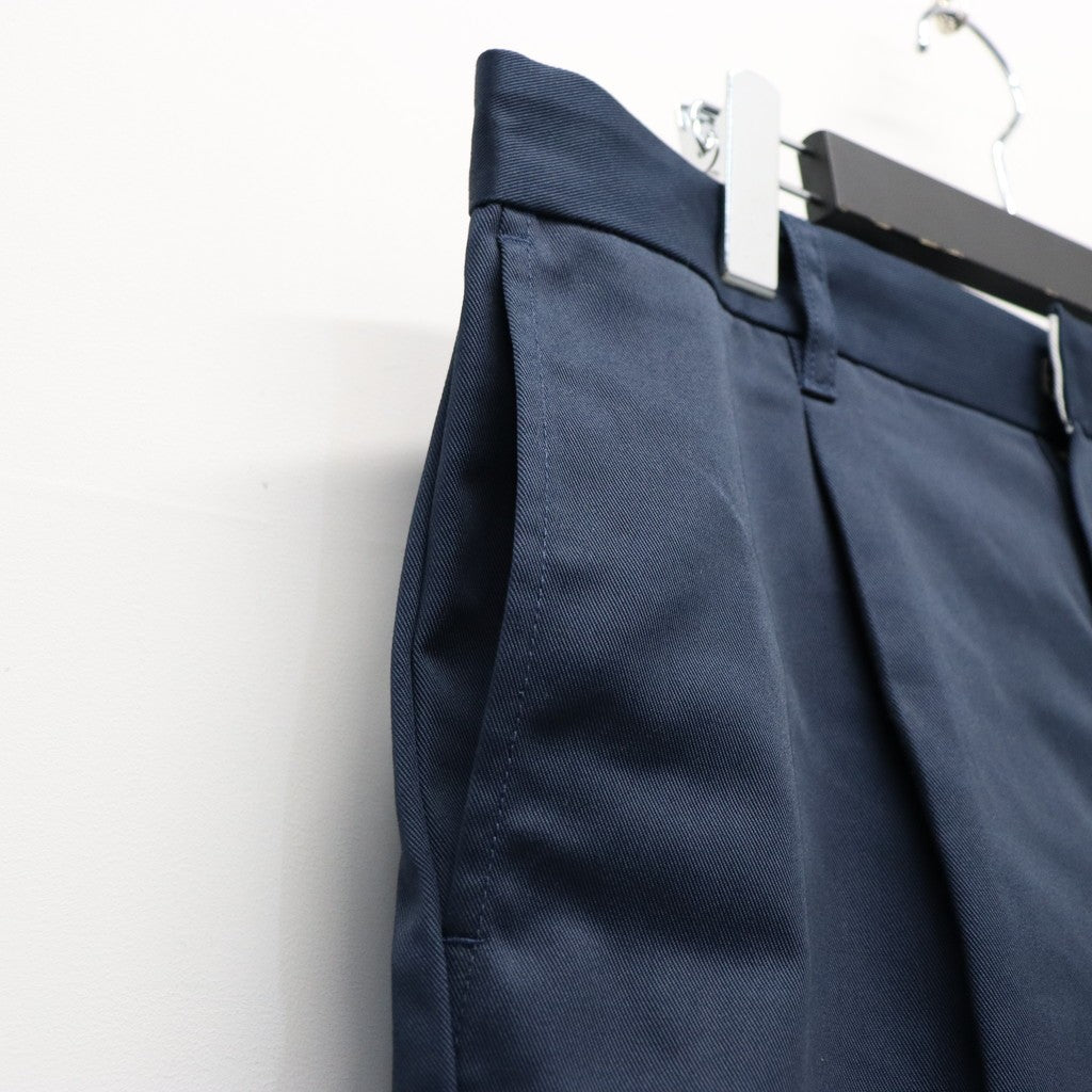 DICKIES | PLEATED TROUSERS #NAVY [26SS-WMP-DC01] - cocorozashi