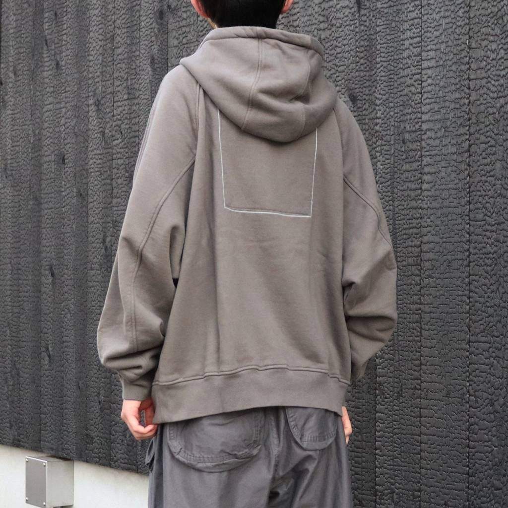 SOLID BIG HEAVY HOODY #KHAKI [CES29CS07]
