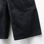 Vintage Washed Double Knee Pants #Black [SD26S-PT04]
