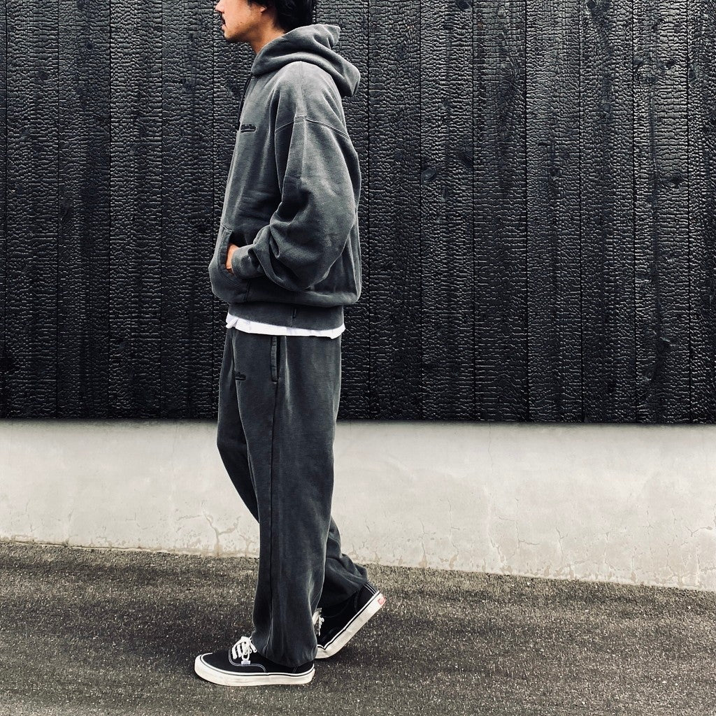 WASHED MIDDLE WEIGHT SWEAT PANTS #GRAY [26FWE-WMC-SP01]