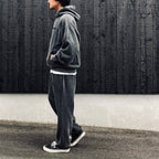 WASHED MIDDLE WEIGHT SWEAT PANTS #GRAY [26FWE-WMC-SP01]
