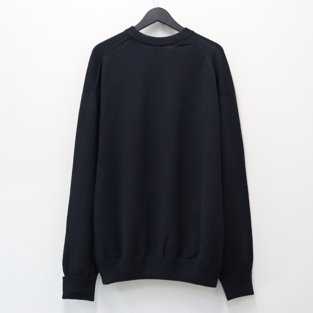 TECH KNIT CREW L/S Brewed Protein #NAVY [BE-70026W]
