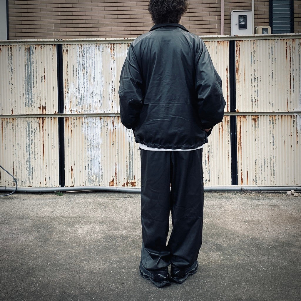 TECH SYNTHETIC SKIN WINDBREAKER JACKET #BLACK [BJ-40025W]