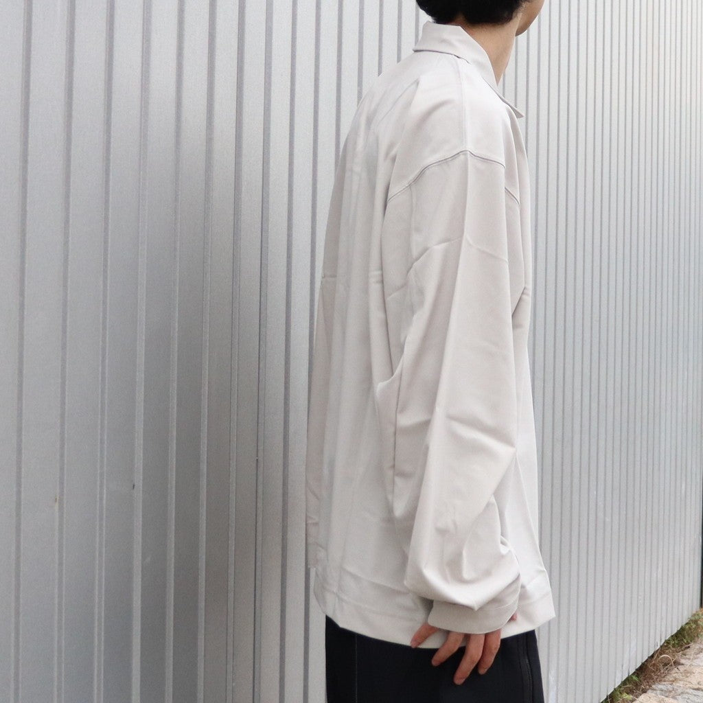 Collar-9 Core Tech 長袖 Polo 衫 #奶油色 [GOOPI-25AW-OCT-03]