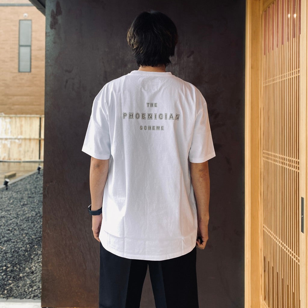 THE PHOENICIAN SCHEME | WASHED HEAVY WEIGHT CREW NECK T-SHIRT ( TYPE-2 ) #WHITE [TPS-WM-WT02]