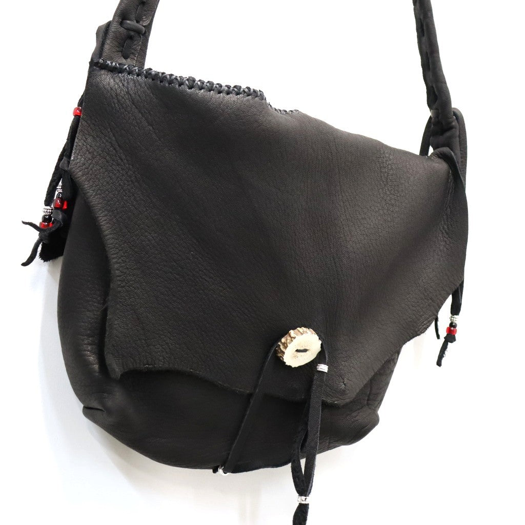 Early Morning | DEERSKIN MESSENGER BAG #BLACK [EM2325401]