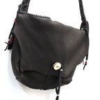 Early Morning | DEERSKIN MESSENGER BAG #BLACK [EM2325401]