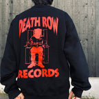 DEATH ROW RECORDS | HEAVY WEIGHT CREW NECK SWEAT SHIRT #BLACK [DEATHROW-WM-SS06]
