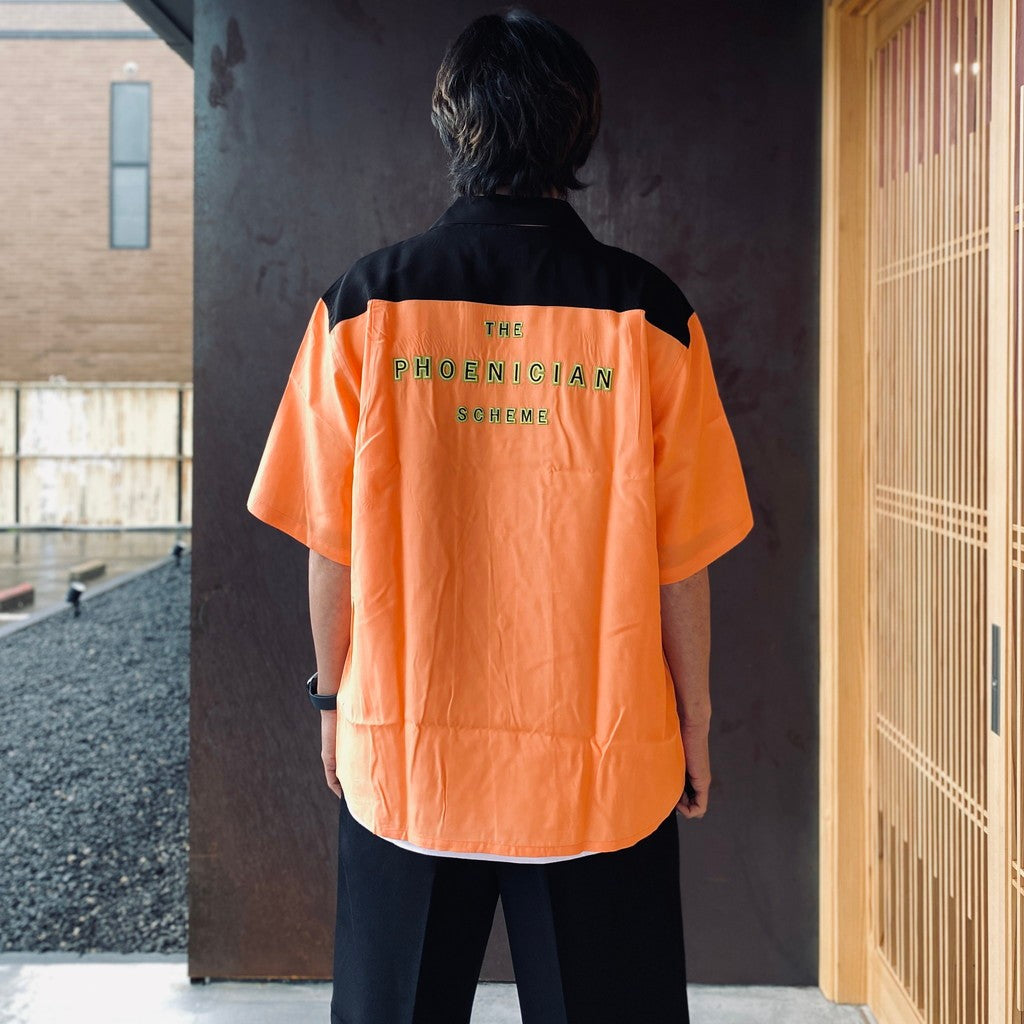 THE PHOENICIAN SCHEME | S/S HAWAIIAN SHIRT ( TYPE-6 ) #ORANGE [TPS-WM-HI06]