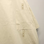 STRAIGHT UP S/S T-SHIRT #Cream [SS26-T04]