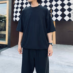 TECH MESH CREW S/S #BLACK [BE-40026W]