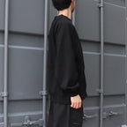 WAFFLE CREW KNIT #Black [SS26-SW03]