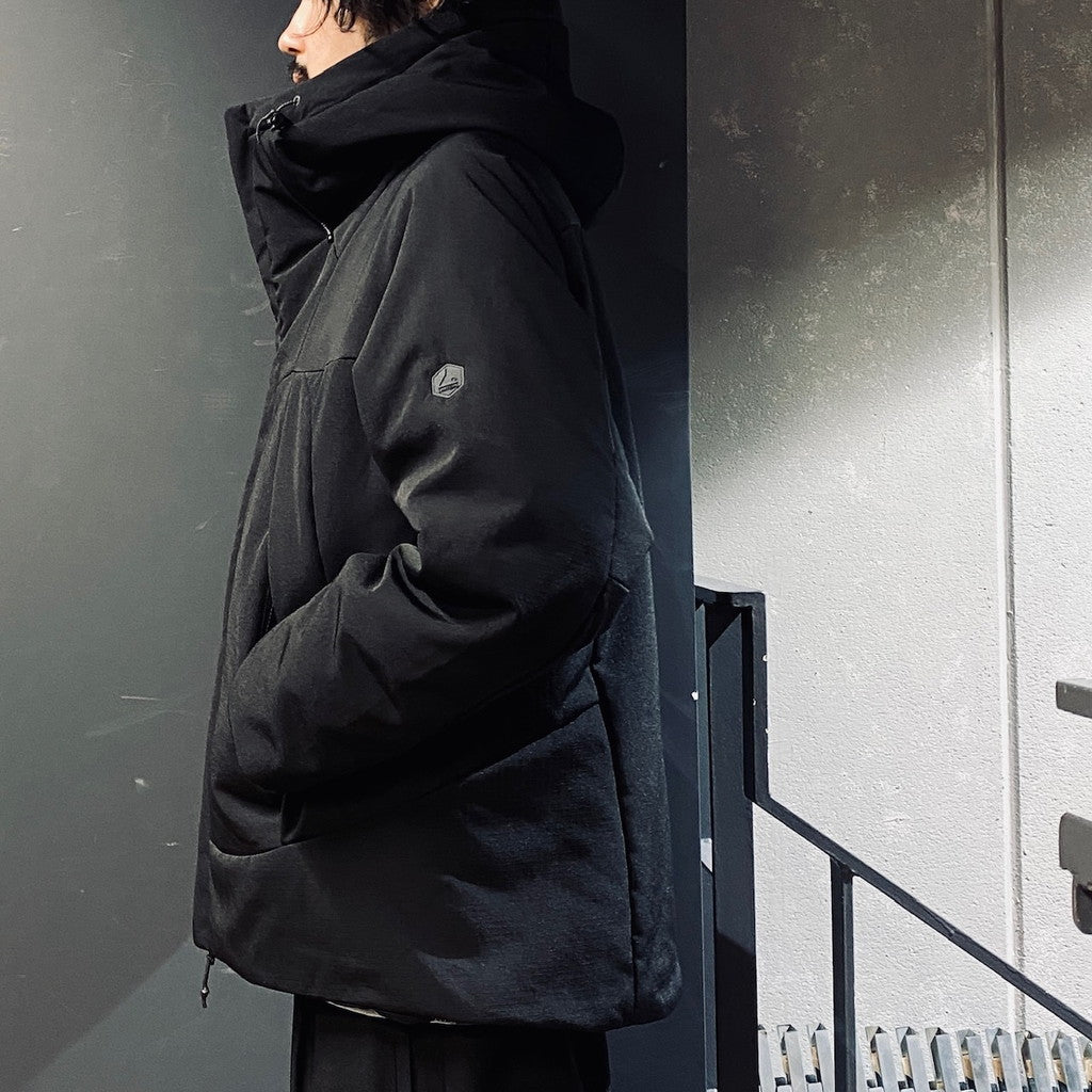 HEATING HOODED BLOUSON #BLACK [MNA-LAN-06]