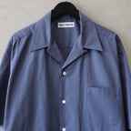 OPEN COLLAR SHIRT S/S -TYPE 3- #NAVY [24SS-WMS-OC03]