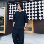 TECH MESH CREW S/S #BLACK [BE-40026W]