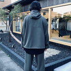 PE JERSEY ZIP HOODY #CHARCOAL [CES29CS20]