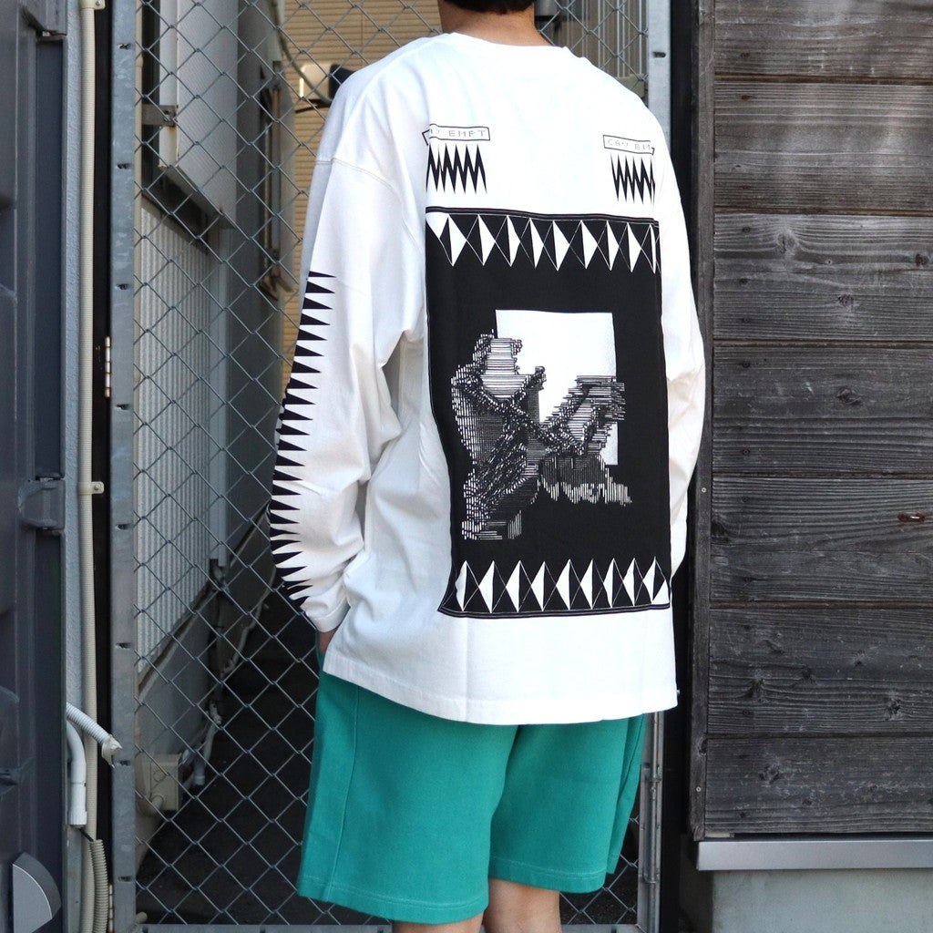 CENTURY CAMEO LONG SLEEVE T #WHITE [CES28LT03]