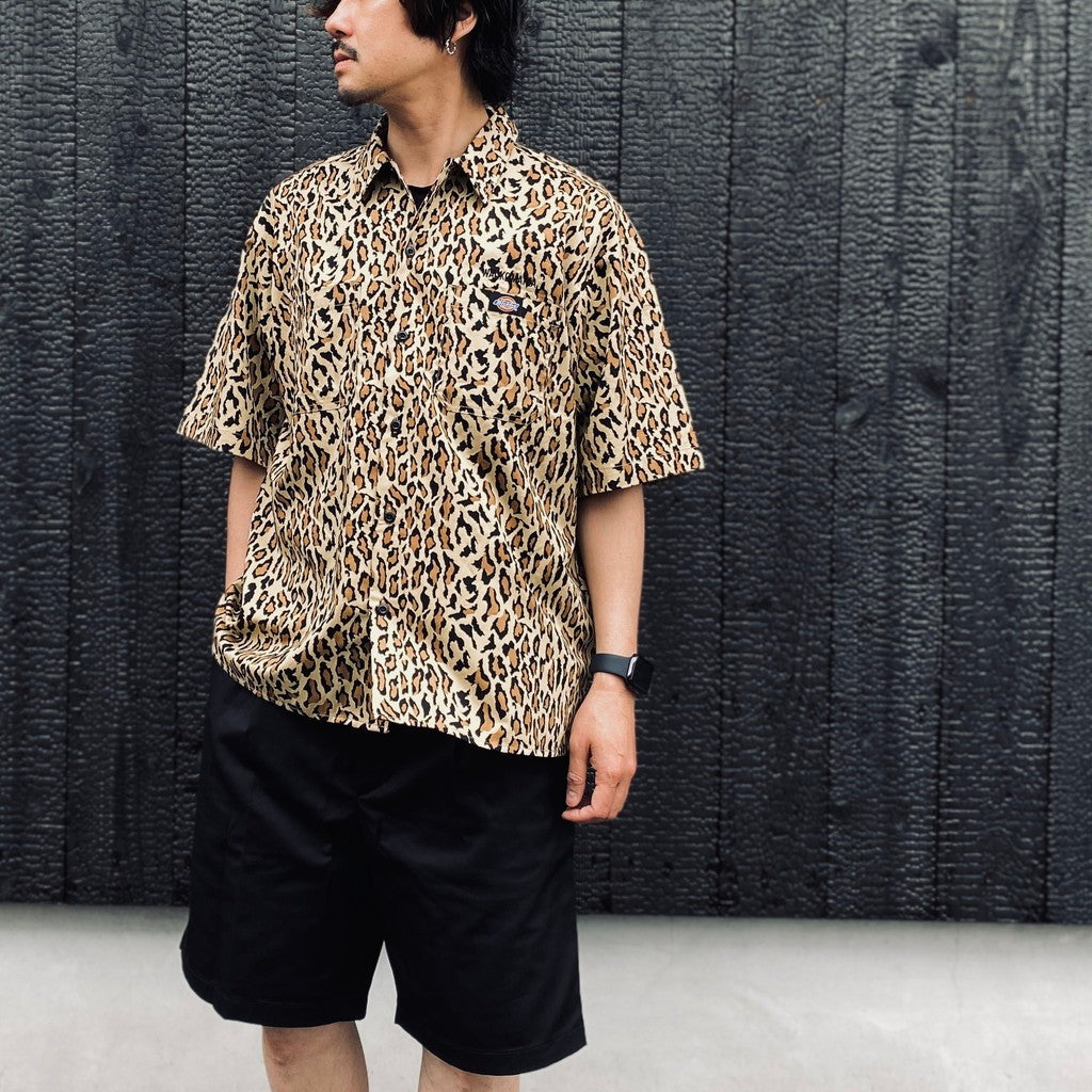 DICKIES | WORK SHIRT ( TYPE-2 ) #LEOPARD [26SS-WMS-DC02]