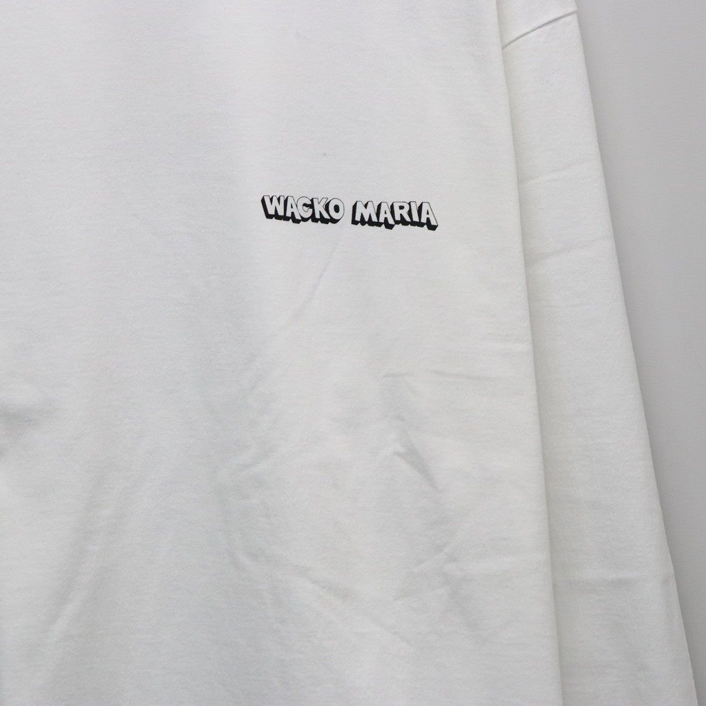 WASHED HEAVY WEIGHT CREW NECK LONG SLEEVE T-SHIRT ( TYPE-3 ) #WHITE [26SS-WMT-LT05]