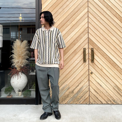 PLEATED TROUSERS -TYPE 2- #GRAY [24SS-WMP-TR14]
