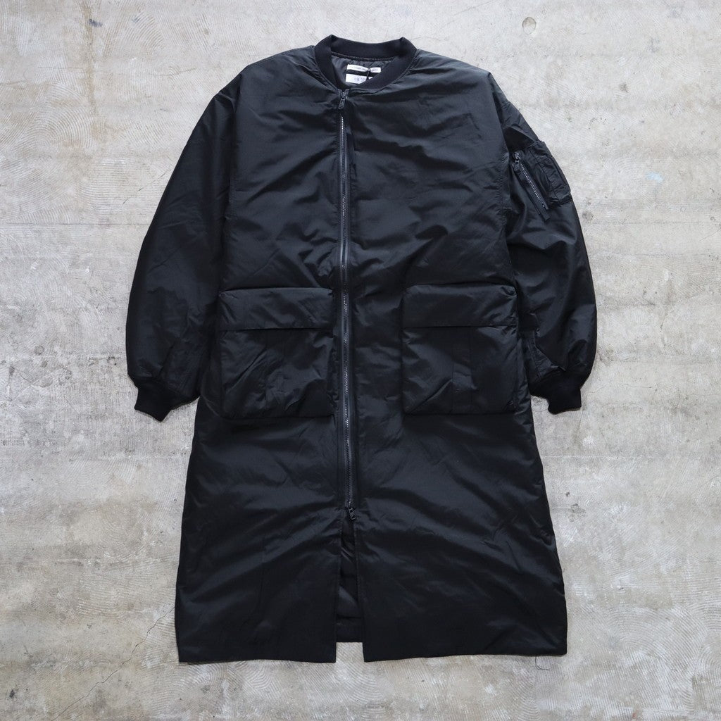 RECYCLED DOWN MA-1 LONG COAT #Black [FSU09242U0001]