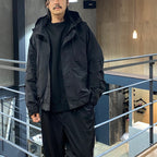 TECH TACTICAL MOUNTAIN PARKA #BLACK [BJ-60024W]