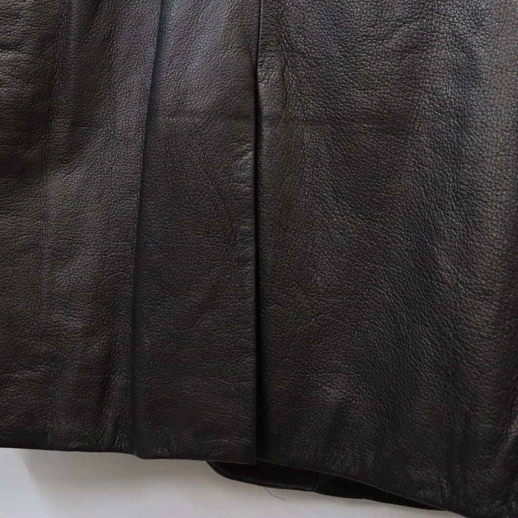 LEATHER JACKET ( TYPE-1 ) #BLACK [26FW-WMO-JK01]