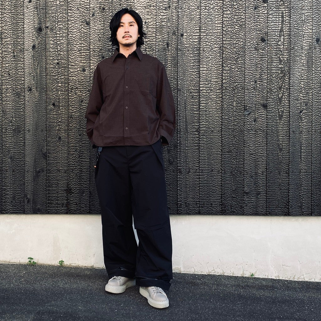 EVD Basic Pocket L/S Shirt #Brown [GOOPI-26AW-SEP-01]