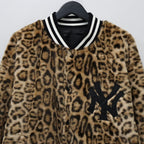 MLB | NY | REVERSIBLE VARSITY JACKET ( TYPE-1 ) #BLACK-BEIGE [MLB-WM-BL01]