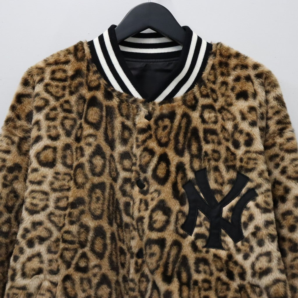 MLB | NY | REVERSIBLE VARSITY JACKET ( TYPE-1 ) #BLACK-BEIGE [MLB-WM-BL01]