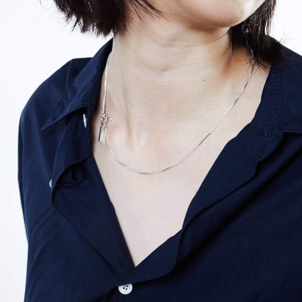 Venetian Link Necklace #SILVER [XON039-60] - cocorozashi 三重県