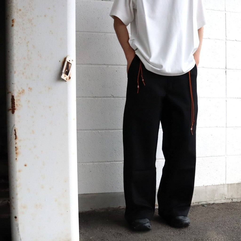 P1-S Black Pants-Standard #Black [GOOPI-26SS-JUL-02]
