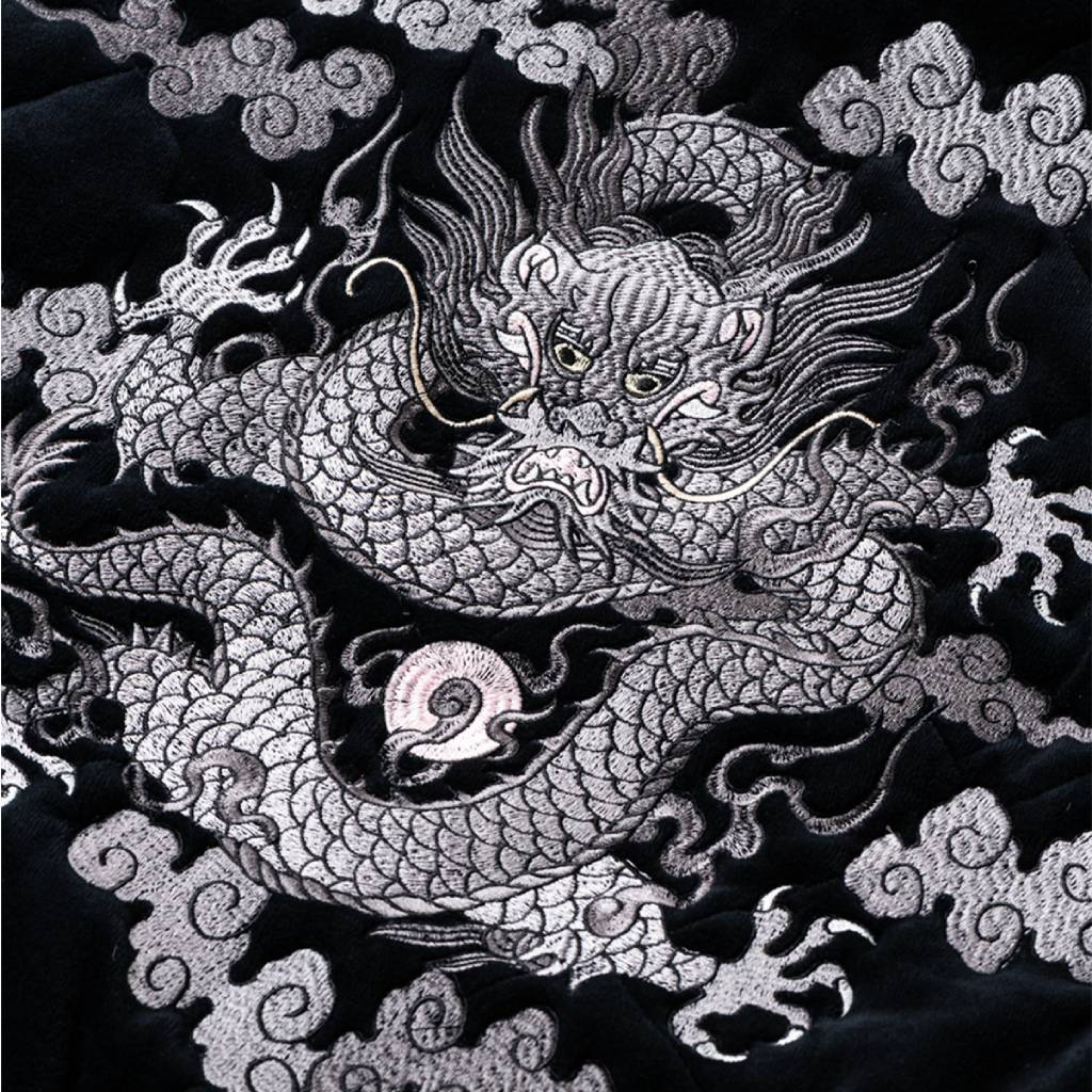 DELUXE | VELOUR SOUVENIR JKT #Black [20TH-JK03]