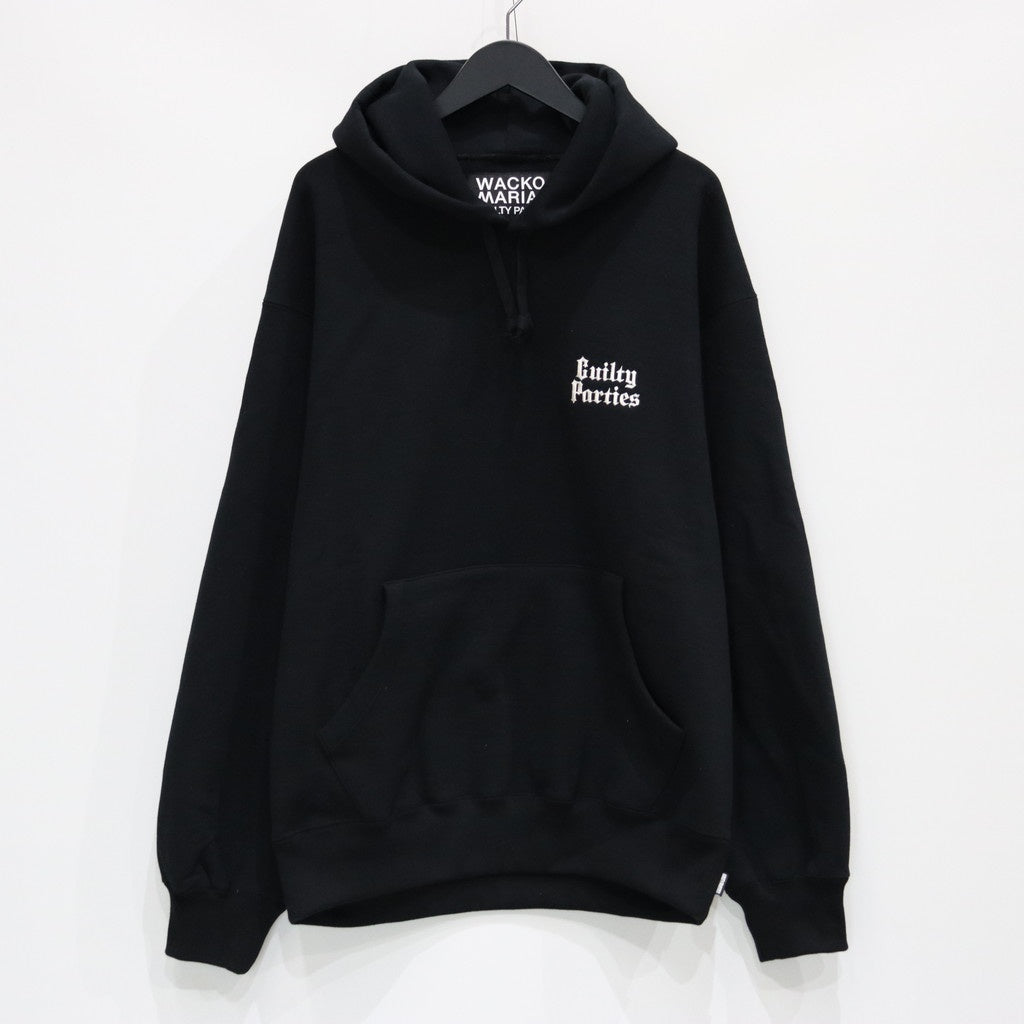 HEAVY WEIGHT PULLOVER HOODED SWEAT SHIRT ( TYPE-6 ) #BLACK [25SS-WMC-SS16]
