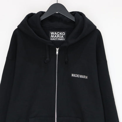 HEAVY WEIGHT FULL ZIP HOODED SWEAT SHIRT #BLACK [25SSE-WMC-SS01]