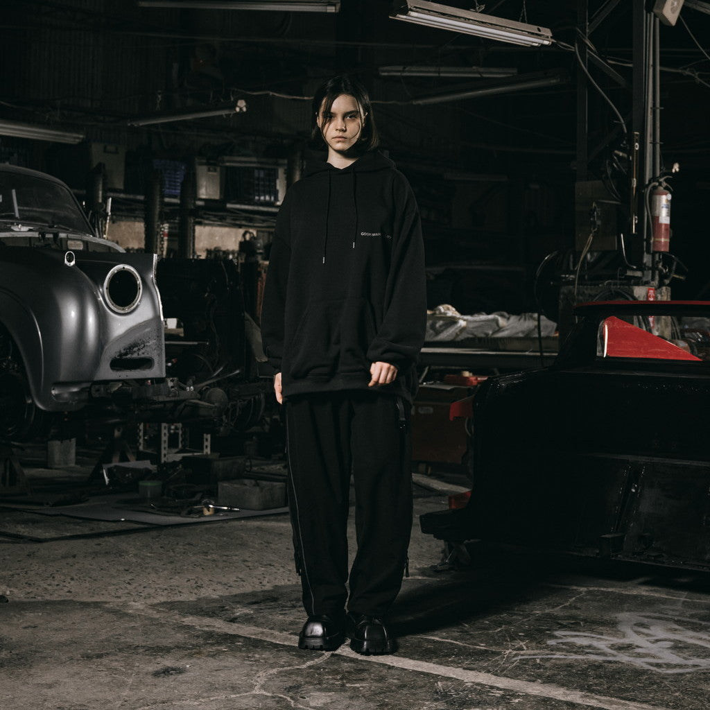 "G7-H1" 陰影漆連帽衫 #BLACK [GOOPI-23AW-OCT-03]