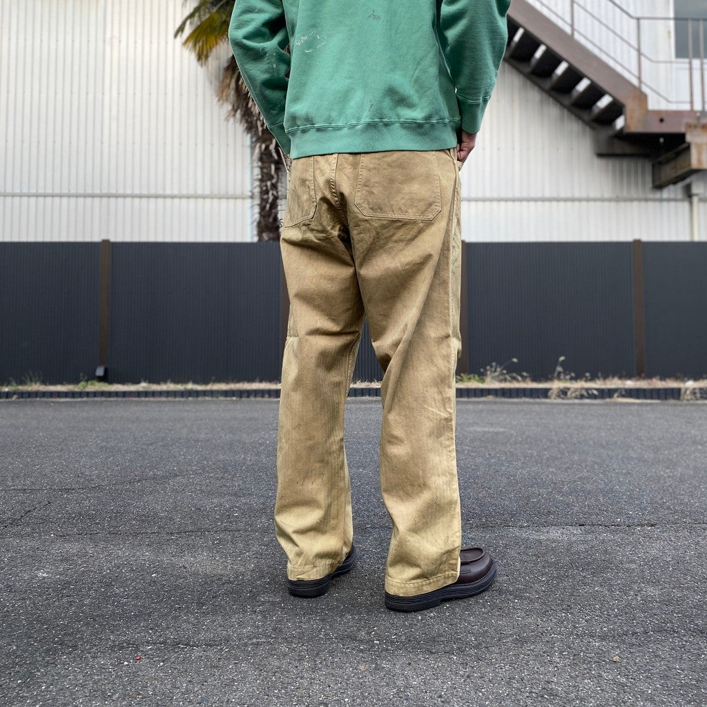 USMC P-41 HBT TROUSERS AGED #OLIVE YELLOW [BW261-U4HT