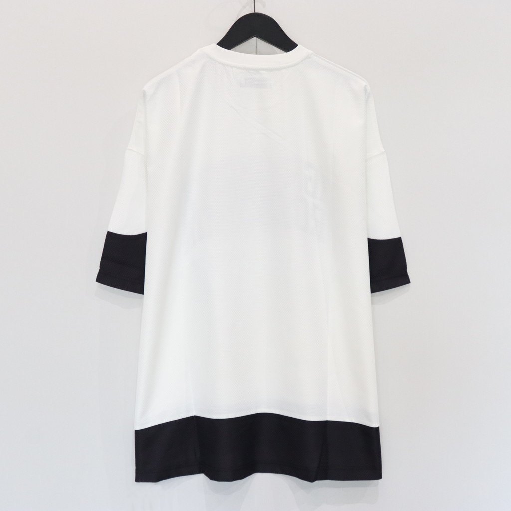 COLLEGE DOBBY S/S T-SHIRT #White [SU25-T01]