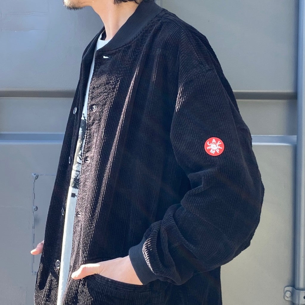 6W CORD BUTTON UP JACKET #BLACK [CES25JK14]