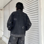 BORO TRACKER JACKET #BLACK [24SS-FS-04 / FS1411]