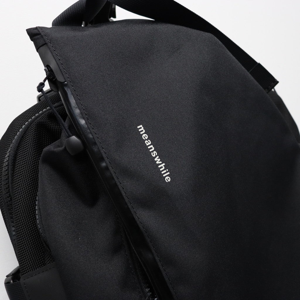 同時 | “GW-1U” CORDURA 尼龍“OUTSIDE”背包 #黑色 [GOOPI-25AW-SEP-03]